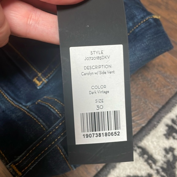 Veronica Beard Carolyn green Side Vent Button Fly 10" Baby Boot Jeans Women's 30 - Picture 2 of 9